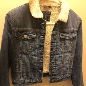 Girls denim/jean Gap Jacket. Size XL